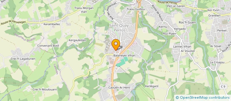 localisation de l'entreprise GAEC KERGOAT à LOUANNEC