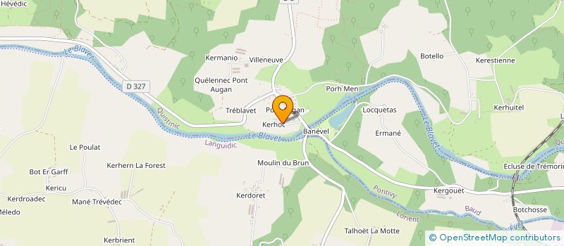 localisation de l'entreprise GAEC KERROCH VIHAN à GUERN