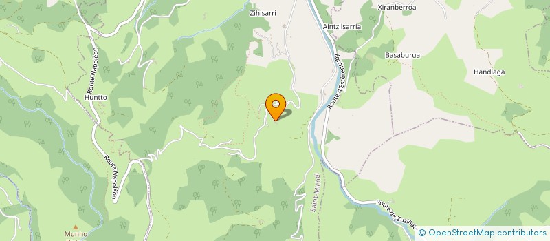 localisation de l'entreprise GAEC KITTERIA  AHAXE-ALCIETTE-BASCASSAN