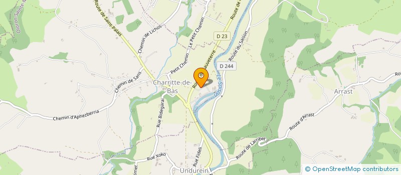 localisation de l'entreprise GAEC KOKOITXE à MONCAYOLLE-LARRORY-MENDIBIEU