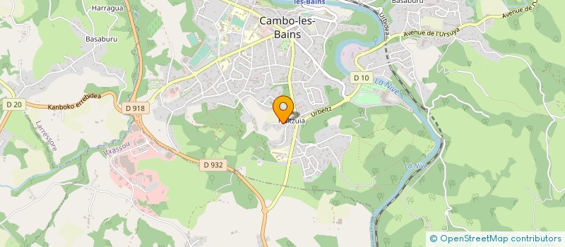 localisation de l'entreprise GAEC KULTUR PIMENT à CAMBO-LES-BAINS