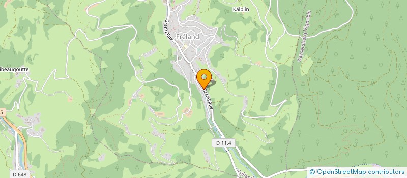 localisation de l'entreprise GAEC L'ABEILLE BLEUE à FRELAND