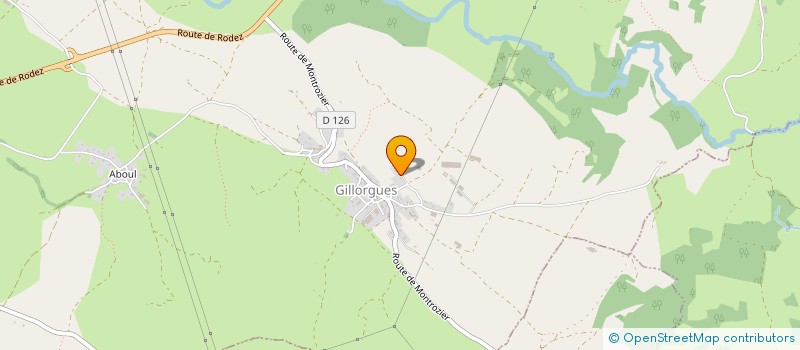 localisation de l'entreprise GAEC L' ABEILLE CRUEJOULINE à PALMAS D'AVEYRON