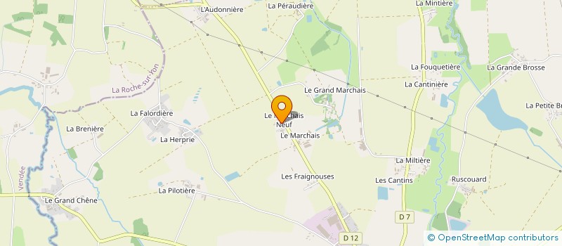 localisation de l'entreprise GAEC L'ARC EN CIEL à VIEILLEVIGNE