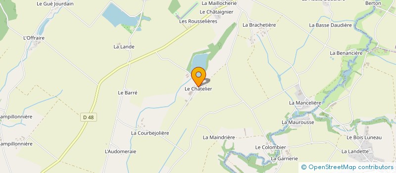localisation de l'entreprise GAEC L'ARC EN CIEL à MOUCHAMPS