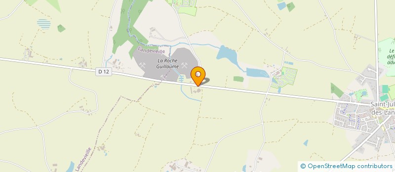 localisation de l'entreprise GAEC L'EDMONDIERE à SAINT-JULIEN-DES-LANDES