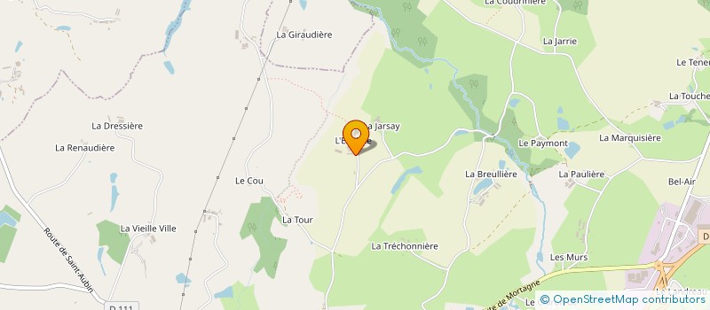 localisation de l'entreprise GAEC L'ELINIERE à CHANVERRIE