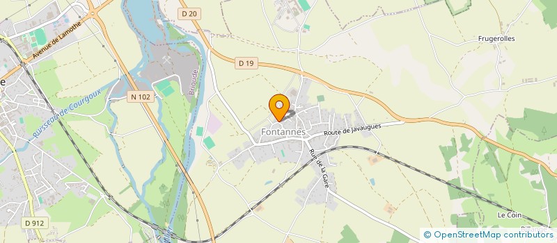 localisation de l'entreprise GAEC L'EPI-DORE  FONTANNES