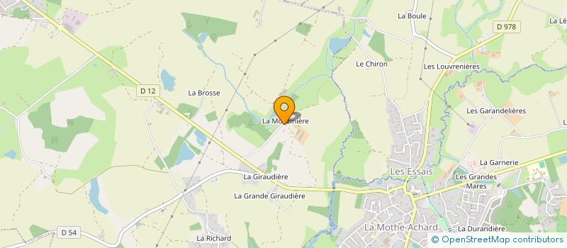 localisation de l'entreprise GAEC L'EQUIPAGE à SAINT-JULIEN-DES-LANDES