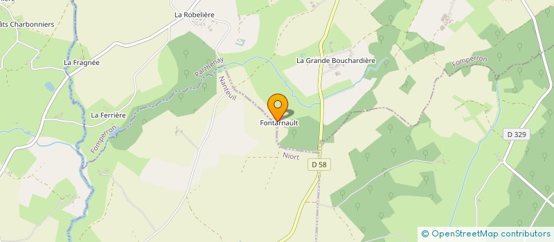 localisation de l'entreprise GAEC L ETEIL à FOMPERRON