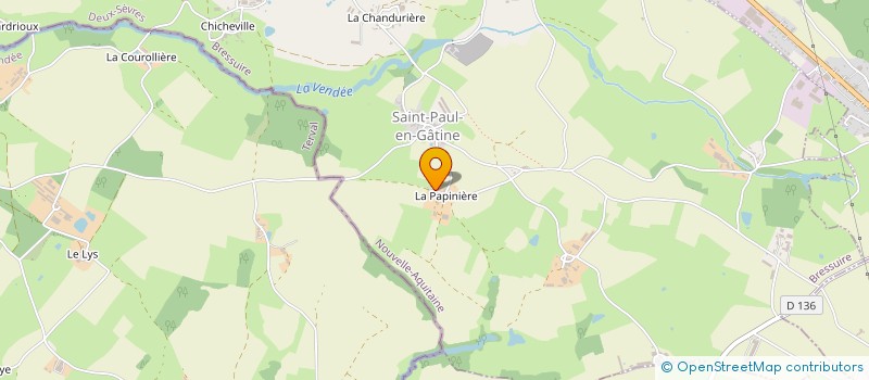 localisation de l'entreprise GAEC L HUMEAU ROBINET à MONCOUTANT-SUR-SEVRE