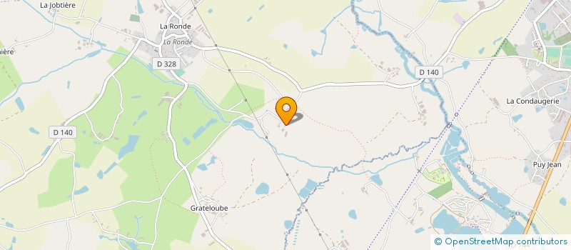 localisation de l'entreprise GAEC L'IVRONNIERE  LA FORET-SUR-SEVRE