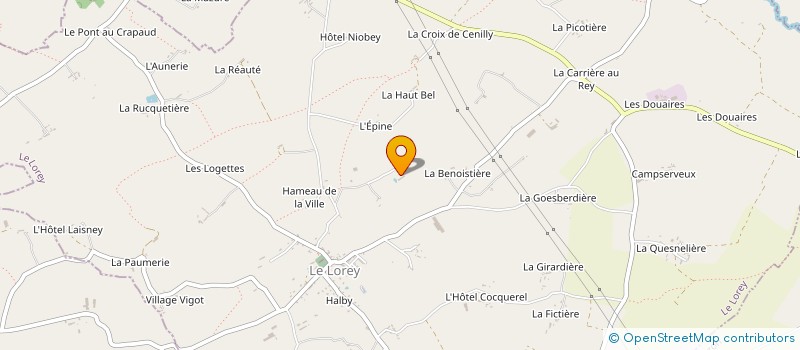 localisation de l'entreprise GAEC L'OISELIERE  HAUTEVILLE-LA-GUICHARD
