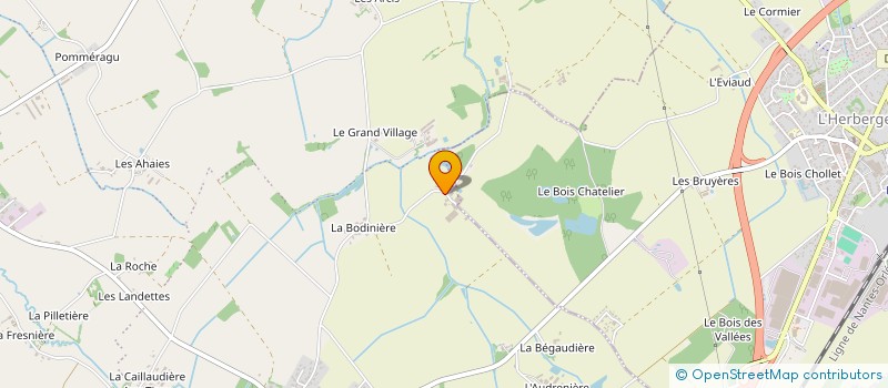 localisation de l'entreprise GAEC L'OREE DU BOIS à MONTREVERD