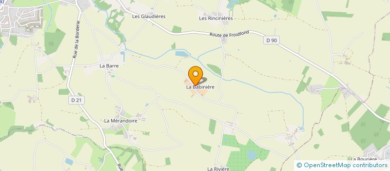 localisation de l'entreprise GAEC LA BABINIERE à LA GARNACHE