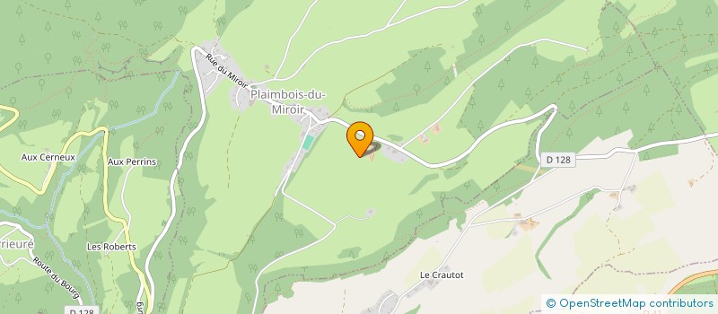 localisation de l'entreprise GAEC LA BAREIGNE à PLAIMBOIS-DU-MIROIR