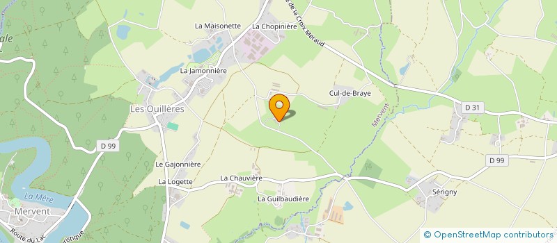 localisation de l'entreprise GAEC LA BASSE RAIRIE à BOURNEAU