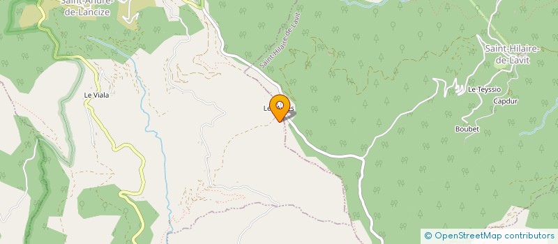 localisation de l'entreprise GAEC LA BELLE ROCHE  SAINT-ANDRE-DE-LANCIZE