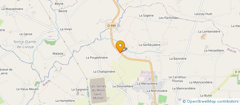 localisation de l'entreprise GAEC LA BELLEFONTAINE à LES CRESNAYS
