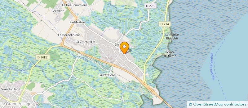 localisation de l'entreprise GAEC LA BIEN ASSISE  LE CHATEAU-D'OLERON