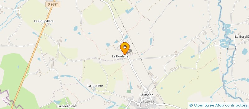 localisation de l'entreprise GAEC LA BOULAIRIE à LA FORET-SUR-SEVRE