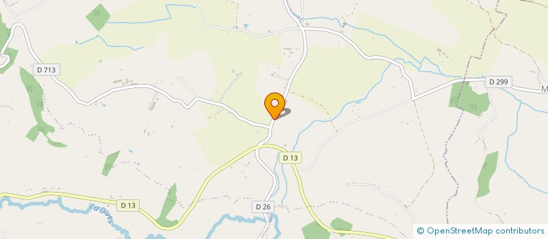 localisation de l'entreprise GAEC LA BOULANGERIE à GOUFFERN EN AUGE