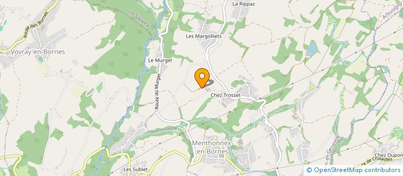 localisation de l'entreprise GAEC LA BRISEE à MENTHONNEX-EN-BORNES