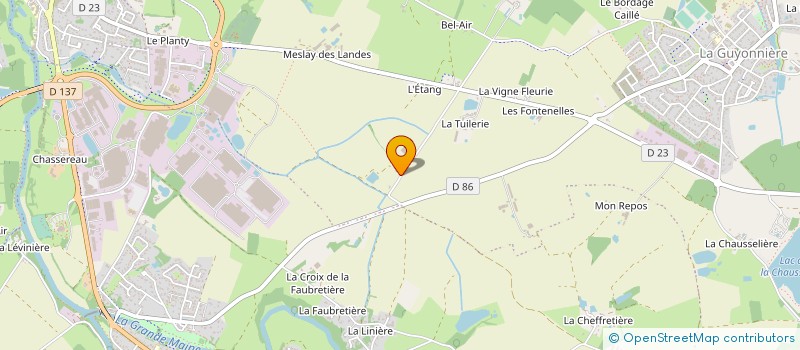 localisation de l'entreprise GAEC LA BROSSE à MONTAIGU-VENDEE