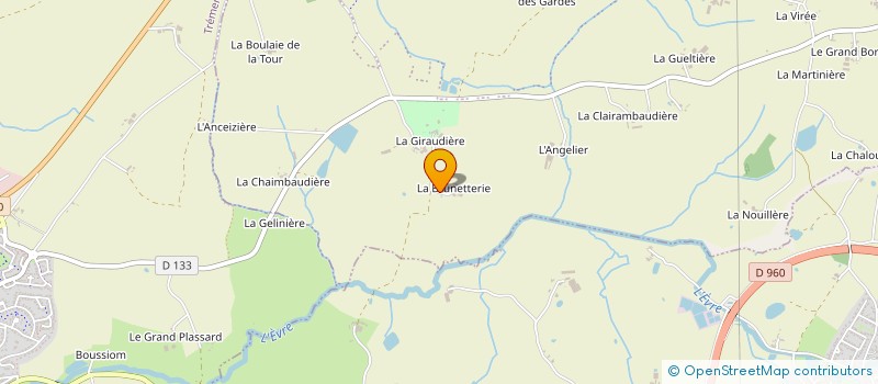 localisation de l'entreprise GAEC LA BRUNETTERIE  CHEMILLE-EN-ANJOU