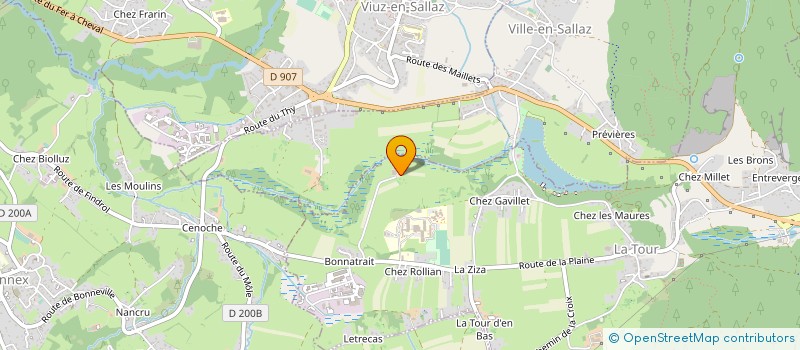 localisation de l'entreprise GAEC LA BRUZE à LA TOUR