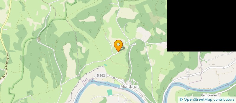 localisation de l'entreprise GAEC LA CAZELLE  MONTBRUN