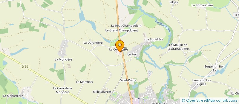 localisation de l'entreprise GAEC LA CERNETIERE à LES LUCS-SUR-BOULOGNE