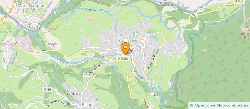 localisation de l'entreprise GAEC LA CHAGNE  RISOUL