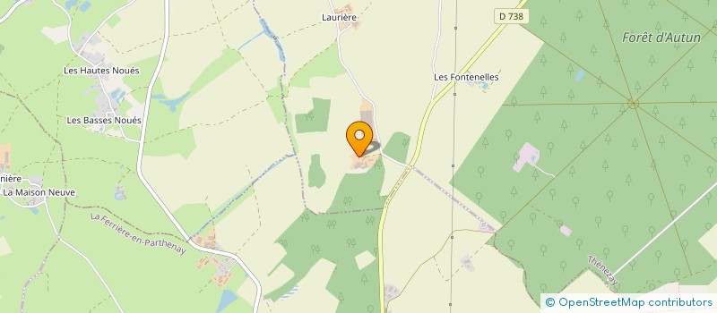 localisation de l'entreprise GAEC LA CHALLERIE à THENEZAY