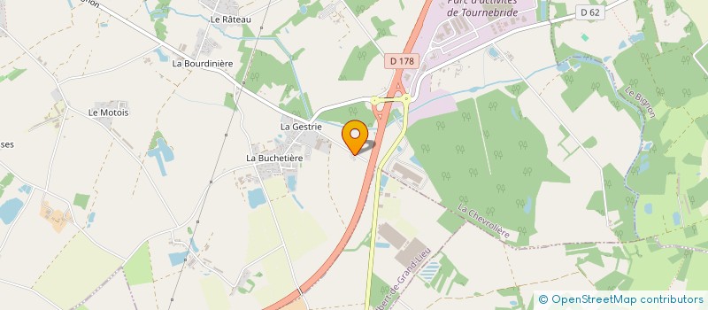 localisation de l'entreprise GAEC LA CHANTINIERE à LA CHEVROLIERE