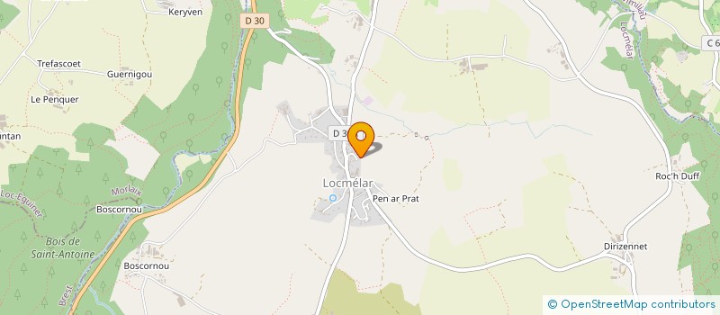 localisation de l'entreprise GAEC LA CHAPELLE à PLOUNEVENTER