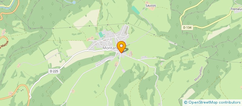 localisation de l'entreprise GAEC LA CHAVOTTE à MONTANDON