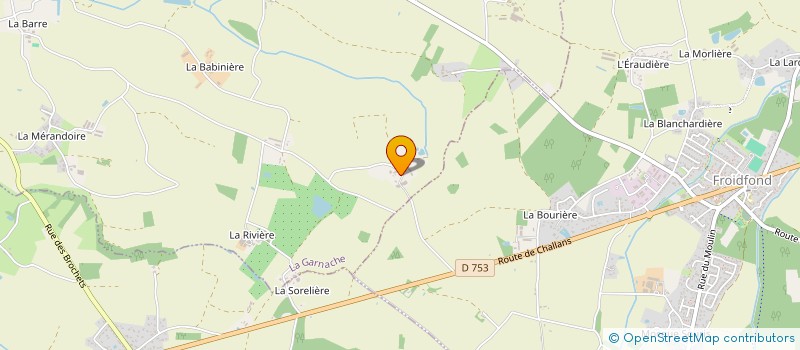 localisation de l'entreprise GAEC LA CHENELIERE à LA GARNACHE
