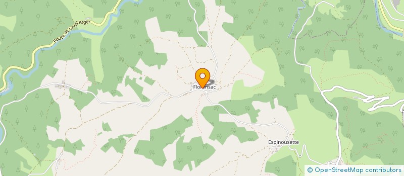 localisation de l'entreprise GAEC LA CHEVRE DU GEVAUDAN  GRANDRIEU