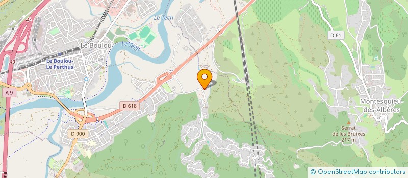 localisation de l'entreprise GAEC LA CHEVRERIE DU BOULOU  LE BOULOU