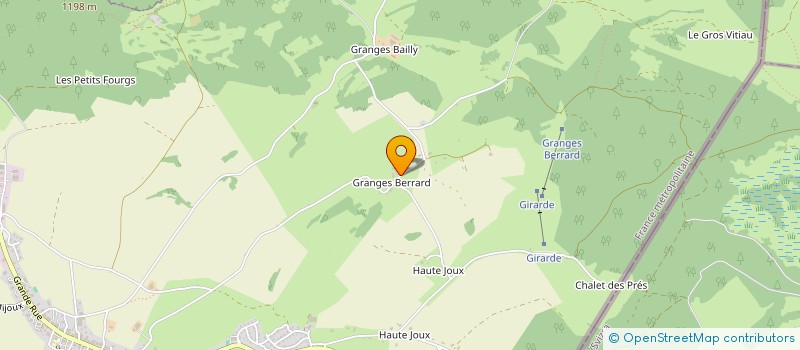 localisation de l'entreprise GAEC LA CLE DES CHAMPS à LES FOURGS