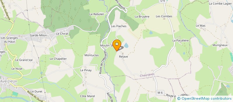 localisation de l'entreprise GAEC LA CLE DES CHAMPS à CHEVRIERES