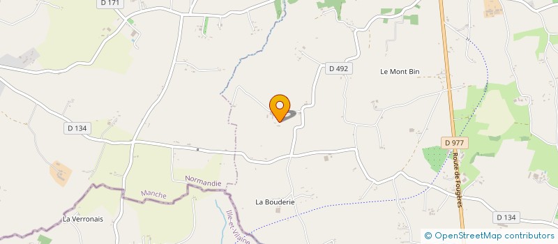 localisation de l'entreprise GAEC LA COCHARDIERE à LES LOGES-MARCHIS