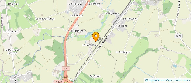 localisation de l'entreprise GAEC LA CORBILLERE à GARNACHE (LA)