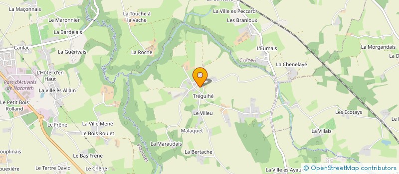 localisation de l'entreprise GAEC LA COUR ES CROIX  CORSEUL
