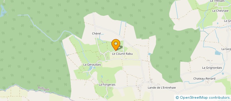 localisation de l'entreprise GAEC LA COURGEONNAIS à FERCE