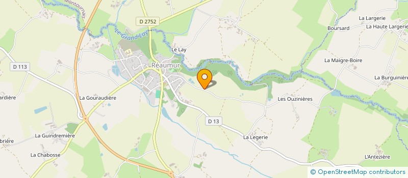 localisation de l'entreprise GAEC LA COUSSOTTE à LA MEILLERAIE-TILLAY