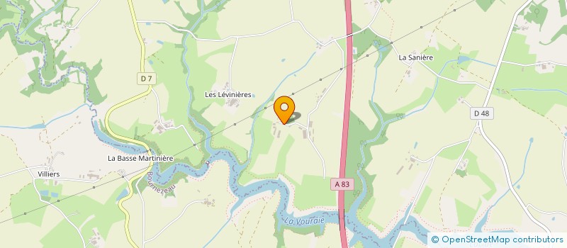 localisation de l'entreprise GAEC LA CROCHETIERE  SAINT-HILAIRE-LE-VOUHIS