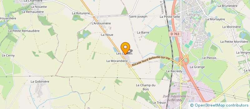 localisation de l'entreprise GAEC LA CROISEE DES LOUPS à SAINT-DENIS-LA-CHEVASSE