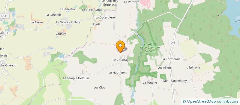 localisation de l'entreprise GAEC LA CROSSONNAIS à IFFENDIC